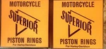 Boxes Harley Davidson Motorcycle Superior Piston Rings Set 2745L 040 Nos. Fixed Price $24.40.