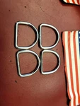 Set Of Original Airbus/eurocopter Baggage Tie Down Rings Only (C1-4A. Fixed Price $45.00.