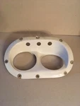 Robinson R22 Helicopter Dual Landing Light Retainer Cover Assy., P/n A526-1. Fixed Price $129.95.