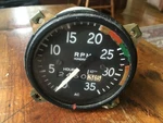 Mooney Mitchell Tachometer 98480-24 Hobbs Cessna Piper Beechcraft M20E. Fixed Price $75.00.