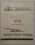 Cessna 300 Nav/com (360 Channel) Type CC-313A RT-528A Service/parts Manual. Fixed Price $20.70.