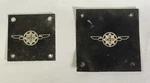Two Small Vintage Unusual 1950S Metal Piper Aircraft Access Cover Plates.. Fixed Price $39.00.
