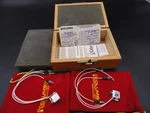 Pair Of Columbia 612-TX Triaxial Accelerometer In Wooden Box (untested). Fixed Price $99.95.