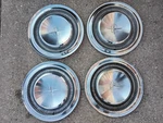 Set 4 1967 1968 1969 Lincoln Continental Premier Town Car 16" Wheel Covers. Fixed Price $200.00.