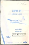 1967 Mooney Super 21 M20E Owner's Manual + 1954 Bendix Aircraft Magneto Book. Fixed Price $28.72.