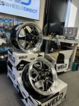 Staggered Weld Racing S15677084P00 Ventura Drag 17"X7" And 17X10 6X139.7. Fixed Price $1720.95.