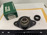 New Fafnir Rcjt 7/8, 2 Bolt Flange Bearing, .875 Bore, W/ Eccentric Collar. Fixed Price $21.60.