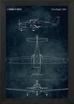 NO009 - Cirrus SR22 First Flight Framed Wall Art Poster Canvas Print Picture. Fixed Price $40.44.