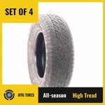 Set Of (4) Used 255/70R17 Goodyear Wrangler Territory At 112T 8.5-10/32. Fixed Price $305.62.