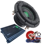 AUDIO360 ADS835 8-INCH 1000W Subwoofer + 1500W Amplifier Wiring Kit. Fixed Price $139.99.