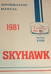 Cessna Skyhawk Information Manual, Model 172P. Fixed Price $42.84.