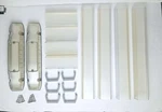 Whelen Lfl Liberty Series Complete Kit 48.5 Clear Lenses. Fixed Price $100.00.
