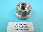 7/8 Double-hex 12-POINT Flexloc 42FW1414 Nut Aircraft Beechcraft EB-144 Nos. Fixed Price $47.50.