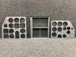 0813593-7, 0813594-9 Cessna 310Q Instrument Shock Panel Set. Fixed Price $560.00.