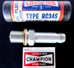 Ac / Champion - Aviation Aircraft Spark Plug Part # RC34S War Bird New. Fixed Price $16.08.
