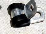 5 Umpco Single Loop Military MS21919 1/4" DG4 Aircraft Aviation Cable Clamp. Fixed Price $9.38.