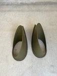 Md Hughes 369A, OH-6 Helicopter Exhaust Stack Cowling For Vertical. Fixed Price $500.00.