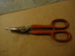 Blue Point CD10A Red Duckbill Tin Snips Measuring 10'' Long. Fixed Price $18.00.