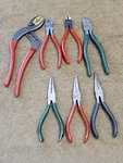 Pro America Side Cut Snips Cannon Plug Needle Nose Plier Set 8010 5012 5004 5016. Fixed Price $55.19.