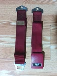 Vintage Irving Air Chute Co. Safety Lap Belt Model Bn 4000 - Pat. #3.013.317 Red. Fixed Price $59.95.