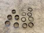 1963 Beechcraft 95-B55 T42A Baron Rudder Bushings Spacers Washers. Fixed Price $79.00.