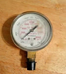 Us Gauge BU-2581-AG, 0-4000 Psi. Fixed Price $25.00.