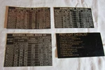 Vintage Original Aircraft Placards Rockwell Sabre 40A/ 40/ 60 Pilot Pre Flight. Fixed Price $71.99.