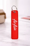 Airasia Luggage Embroidered Airline Bag Travel Keychain! Crew Tag!. Fixed Price $5.99.