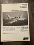 Piper Cherokee Arrow Iii Information Manual PA-28R-201T. Fixed Price $20.00.