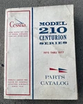 1970 - 1977 Cessna 210 Centurion Series Parts Catalog Manual Original. Fixed Price $73.61.
