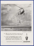 Vintage 1958 Champion Spark Plugs Ho 4S-3G Sikorsky Helicopter Print Ad 1950'S. Fixed Price $9.95.