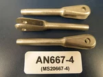 AN667-4 (MS20667-4) Aircraft Cable Fork End 1/8 (3 Each) Nos. Fixed Price $33.00.