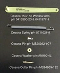 Faa/pma Approved Cessna 150/152 Window Arm Kit- For P/n 0413390-23 & 0411. Fixed Price $189.95.