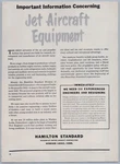 1952 Hamilton Standard Vintage Aviation Ad Jet Propeller Turbine Engines. Fixed Price $10.00.