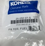 Kohler 25 050 07-S Fuel Filter 75 Micron Command, K-series, Magnum & Xt. Fixed Price $10.00.