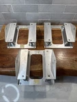 Barry Mounting Trays And Mounts Vibrating Shock Absorbing Control Set Of 3. Fixed Price $50.00.