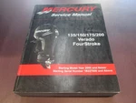 Mercury 135/150/175/200 Verado Fourstroke Service Manual 2009 Ed. 90-897928T01. Fixed Price $69.99.