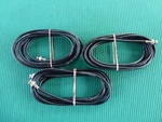 3 Vintage 12FT Belden 8241 RG-59/U 75 Ohms Coaxial Cable W/ Kings Bnc Connectors. Fixed Price $35.00.