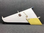 96-640000-606 Beechcraft 95-B55 Vertical Stabilizer Assy (striped). Fixed Price $1120.00.