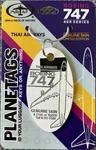 Planetags : Thai Airways Boeing 747-400 White / Black Bi-colour (V2). Fixed Price $42.72.