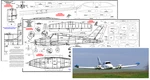 Cessna 310 Twin Engine 73" Airplane Laser Cut Balsa & Ply Short Kit + Plans. Fixed Price $335.75.