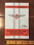 Continental Series, Six Cylinder Engine Operator's Handbook, O-470-A/B/E/J. Fixed Price $59.09.