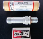Champion Aircraft Spark Plug Continental Lycoming Part # 4708-R115 New. Fixed Price $16.08.