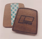 Sale!! P-103WYE Piper Ramshorn Walnut Yoke Emblem (pair). Fixed Price $25.00.