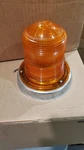 Kd LS-347 Amber Beacon Dome Light With Base. Fixed Price $25.00.