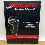Mercury Service Manual 90-897928T01 135/150/175/200 Verado Fourstroke Outboard. Fixed Price $59.99.