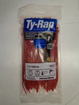 Thomas & Betts Ty-rap Cable Ties 50 Lb 7 Red Nylon With Stainless Steel Locking. Fixed Price $29.66.