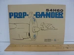 1964 Hamilton Standard 54H60 Prop-a-gander Book United Aircraft Corp. Turboprop. Fixed Price $20.00.