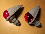Vintage Aircraft Lights, Grimes Navigation Pair Nos. Fixed Price $35.64.