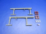 Pre-war Aeronca 50F Chief Rudder Pedals Lh & Rh W/ Blocks Pulleys (1125-1739). Fixed Price $314.00.